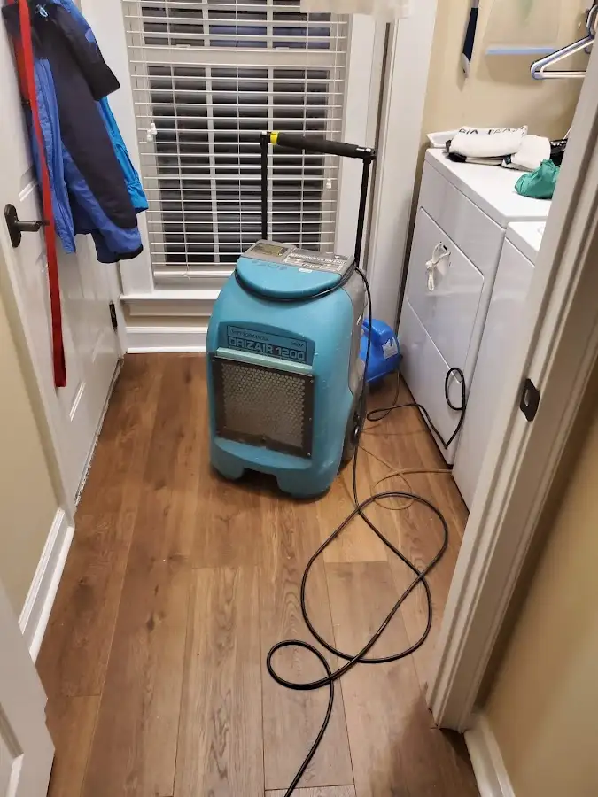 Commercial dehumidifier deployed for Flood Damage Cleanup in Cloverleaf